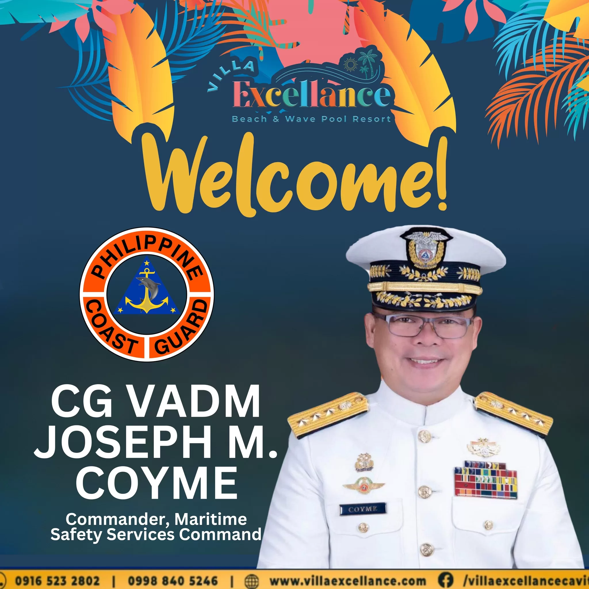 Testimonial Dinner in honor of VADM Joseph M. Coyme, PCG, Command