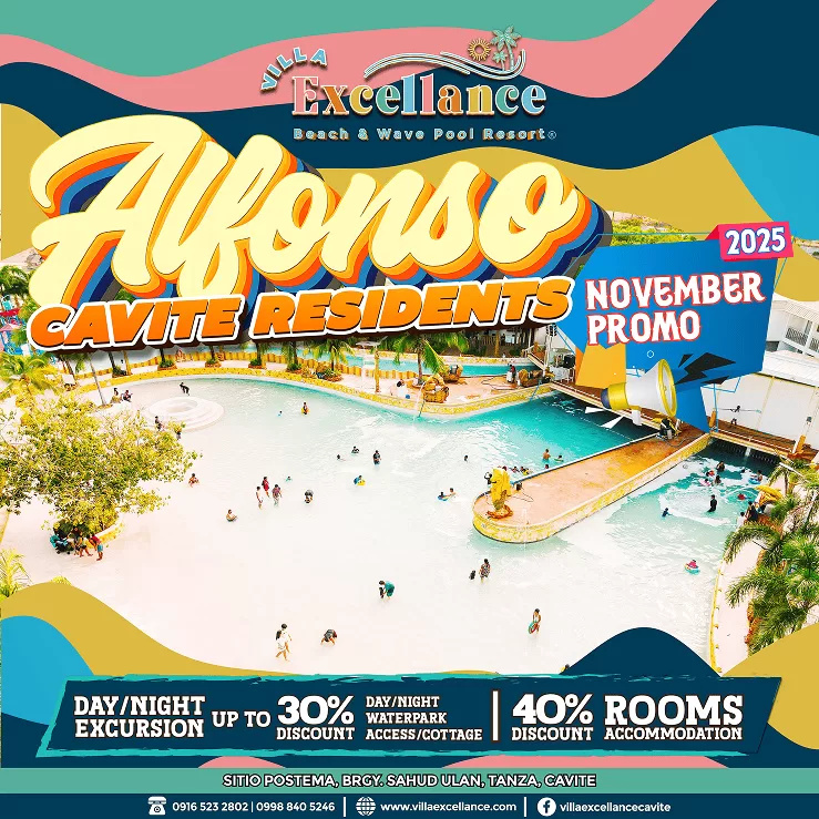 Alfonso, Cavite Residents Promo – November 2025