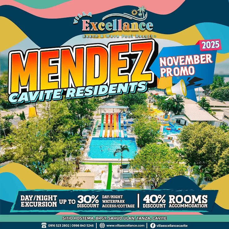 MENDEZ CAVITE RESIDENTS 2025 NOVEMBER PROMO