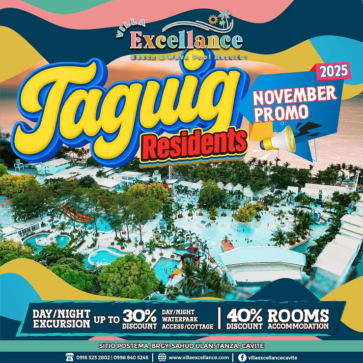 Taguig Residents 2025 NOVEMBER PROMO